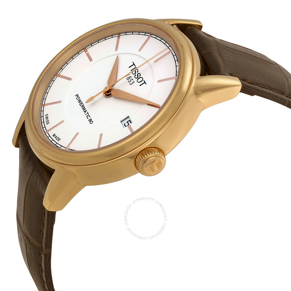 Tissot T-Classic Powermatic White Dial Men's Watch T0854073601100 - The Watches Men & Co #2