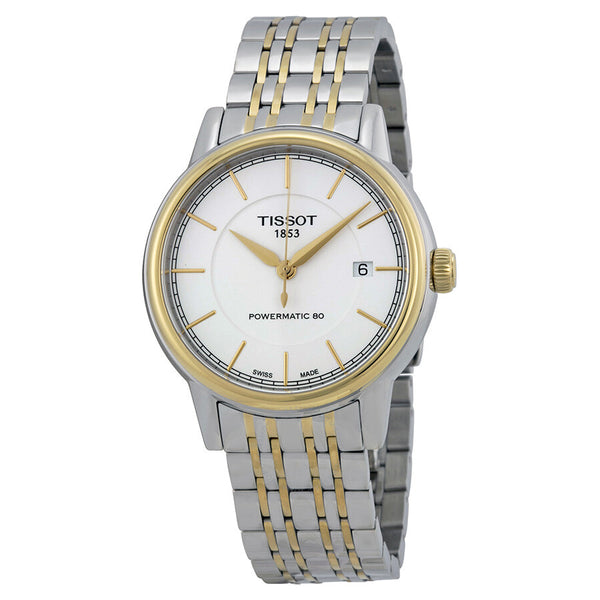 Tissot T-Classic Powermatic White Dial Men's Watch T0854072201100 - The Watches Men & Co
