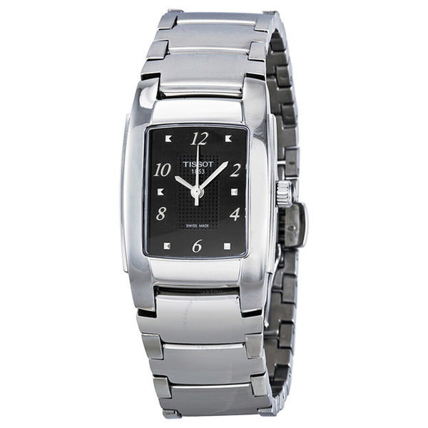 Tissot T-Classic T10 Black Dial Ladies Watch T073.310.11.057.00 - The Watches Men & Co