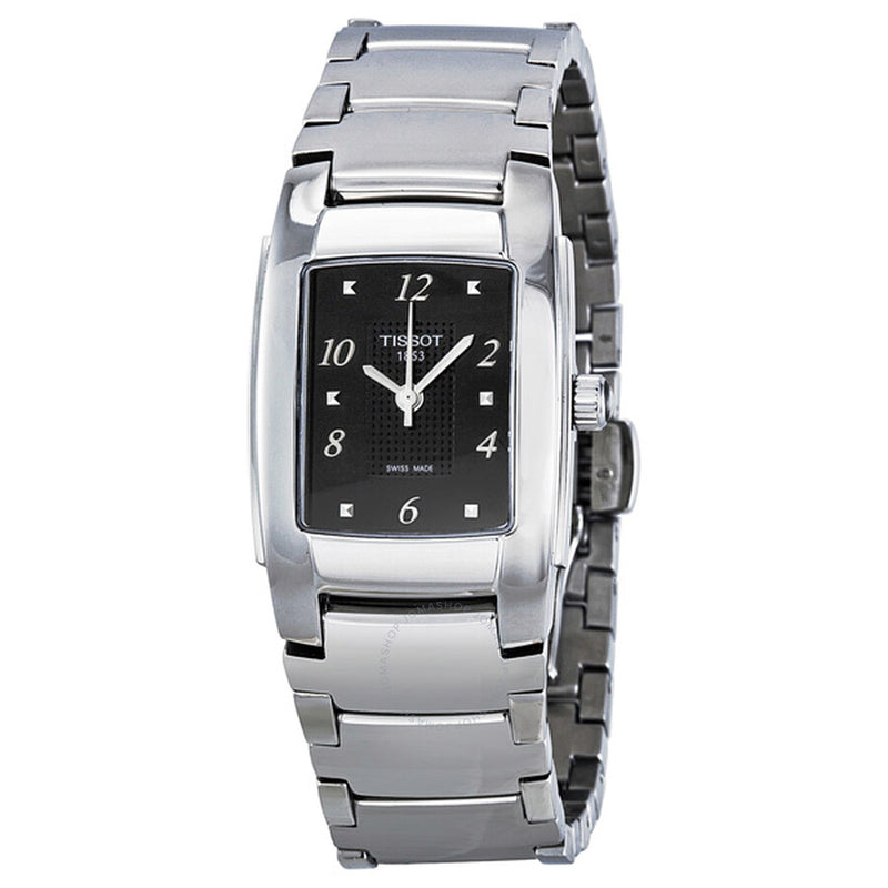 Tissot T-Classic T10 Black Dial Ladies Watch T073.310.11.057.00 - The Watches Men & Co