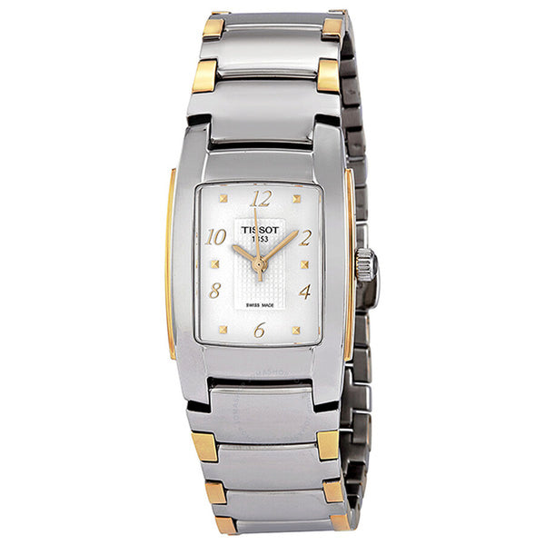 Tissot T-Classic T10 Silver Dial Ladies Watch T0733102201700 - The Watches Men & Co