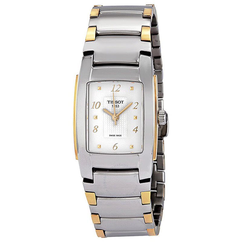 Tissot T-Classic T10 Silver Dial Ladies Watch T0733102201700 - The Watches Men & Co