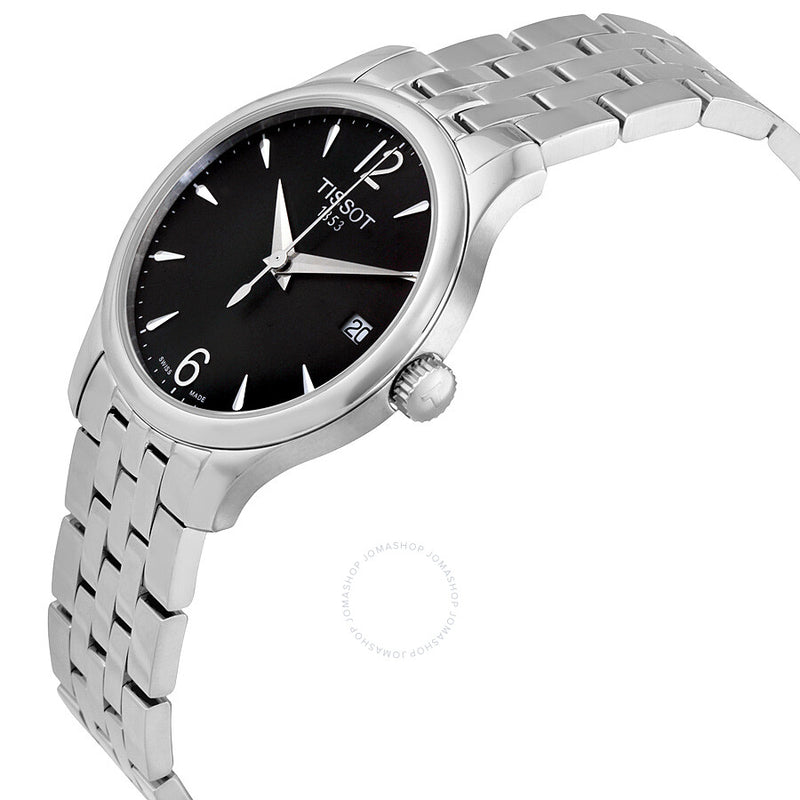 Tissot T-Classic Tradition Black Dial Ladies Watch T0632101105700 - The Watches Men & Co #2