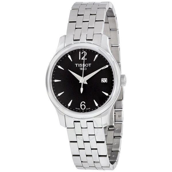 Tissot T-Classic Tradition Black Dial Ladies Watch T0632101105700 - The Watches Men & Co