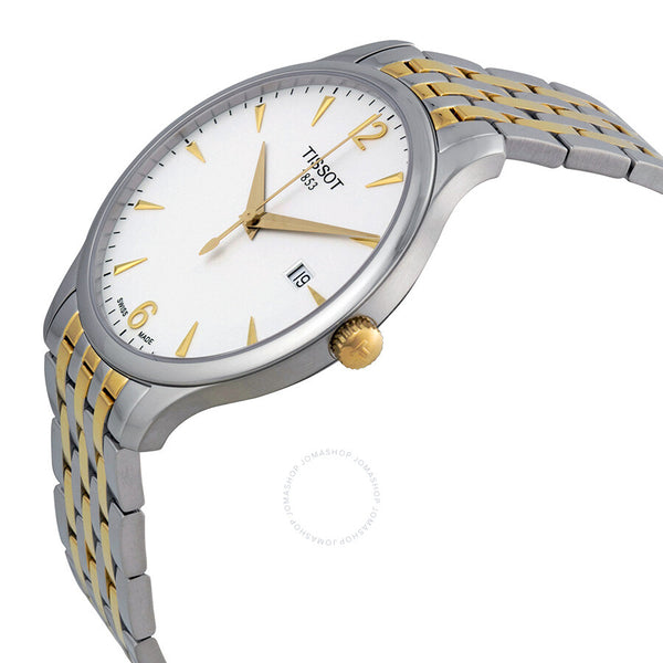 Tissot T-Classic Tradition White Dial Men's Watch T0636102203700 - The Watches Men & Co #2