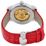 Tissot T-Classic White Mother Of Pearl Dial Red Leather Ladies Heart Watch T050.207.16.116.02 - The Watches Men & Co #3