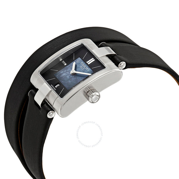 Tissot T-Collection Black Mother of Pearl Dial Ladies Watch T090.310.17.051.00 - The Watches Men & Co #2
