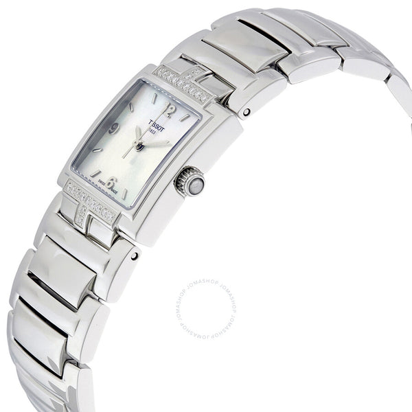 Tissot T-Evocation Mother of Pearl Dial Diamond Ladies Watch T0513106111700 - The Watches Men & Co #2