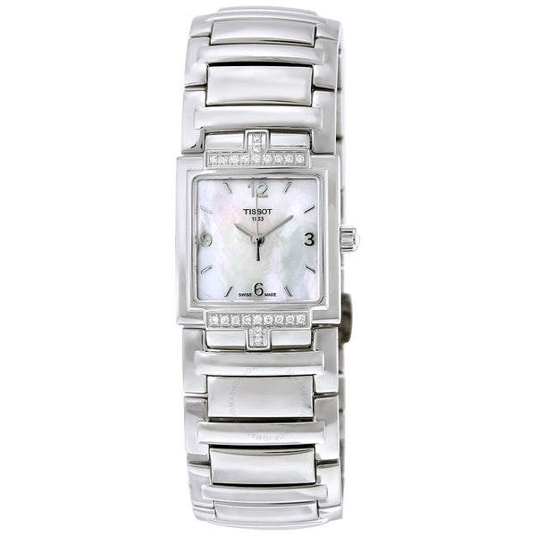 Tissot T-Evocation Mother of Pearl Dial Diamond Ladies Watch T0513106111700 - The Watches Men & Co