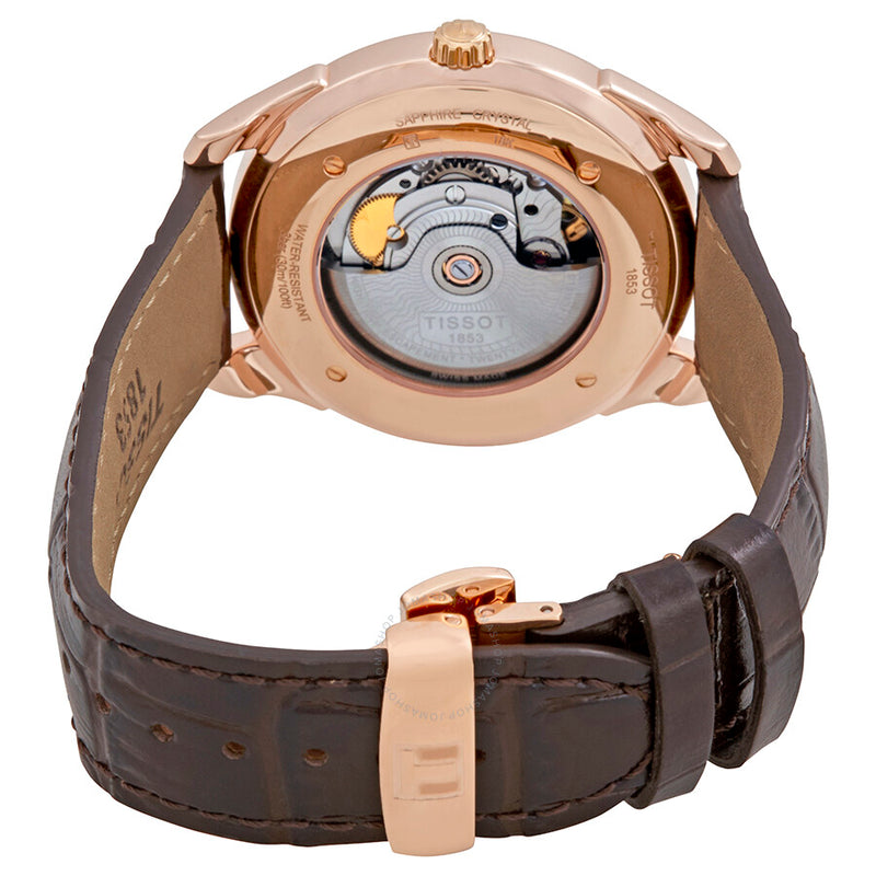 Tissot T-Gold Automatic 18kt Rose Gold Men's Watch T920.407.76.038.00 - The Watches Men & Co #3