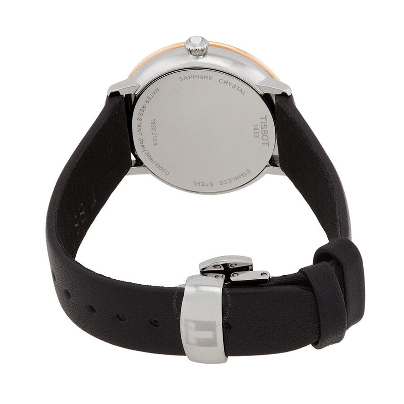 Tissot T-Gold Quartz Black Dial Ladies Watch T929.210.46.051.00 - The Watches Men & Co #3
