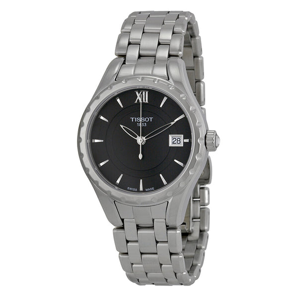 Tissot T-Lady Black Dial Stainless Steel Ladies Watch T0722101105800 - The Watches Men & Co