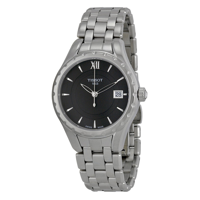 Tissot T-Lady Black Dial Stainless Steel Ladies Watch T0722101105800 - The Watches Men & Co