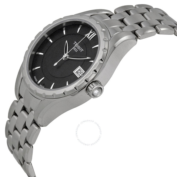 Tissot T-Lady Black Dial Stainless Steel Ladies Watch T0722101105800 - The Watches Men & Co #2