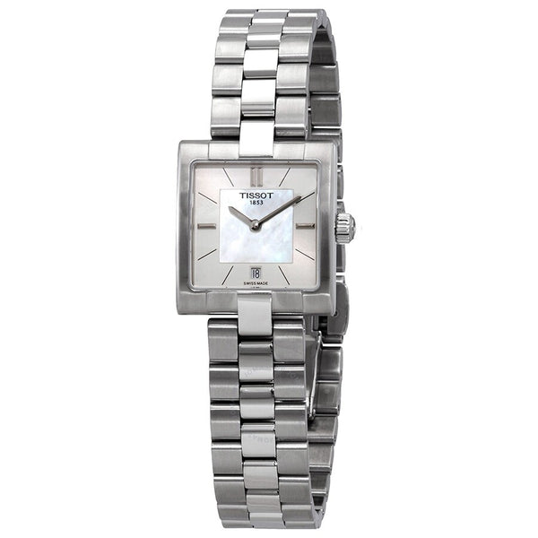 Tissot T-Lady Mother of Pearl Dial Ladies Watch T090.310.11.111.01 - The Watches Men & Co