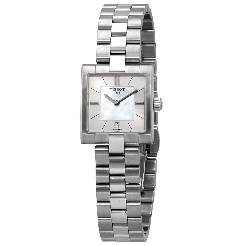 Tissot T-Lady Mother of Pearl Dial Ladies Watch T090.310.11.111.01 - The Watches Men & Co