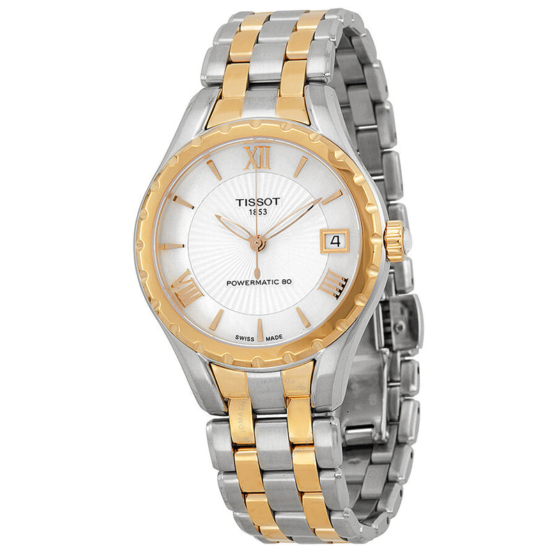 Tissot T-Lady Powermatic 80 Mother of Pearl Dial Ladies Watch T0722072211801 - The Watches Men & Co