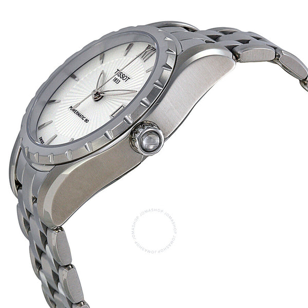 Tissot T-Lady Powermatic Automatic Silver Dial Ladies Watch T0722071103800 - The Watches Men & Co #2