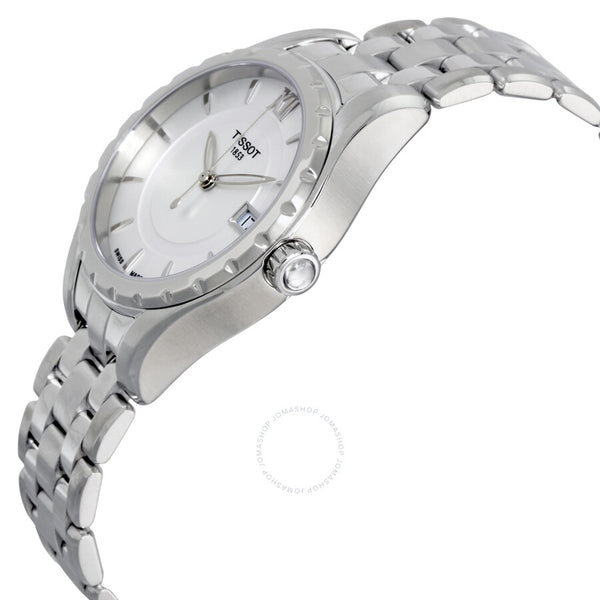 Tissot T-Lady Silver Dial Stainless Steel Ladies Watch T0722101103800 - The Watches Men & Co #2