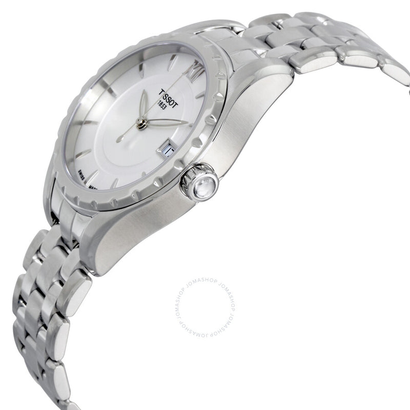 Tissot T-Lady Silver Dial Stainless Steel Ladies Watch T0722101103800 - The Watches Men & Co #2