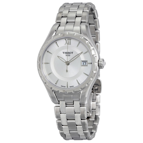 Tissot T-Lady Silver Dial Stainless Steel Ladies Watch T0722101103800 - The Watches Men & Co