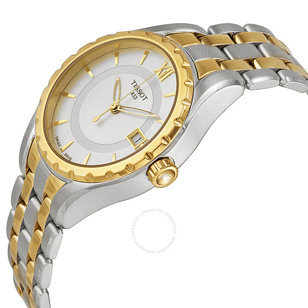 Tissot T-Lady Silver Dial Two-tone Ladies Watch Watch T0722102203800 - The Watches Men & Co #2