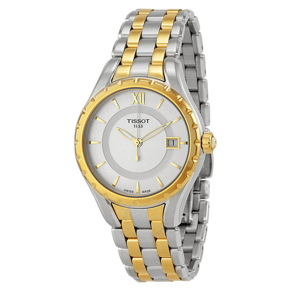 Tissot T-Lady Silver Dial Two-tone Ladies Watch Watch T0722102203800 - The Watches Men & Co