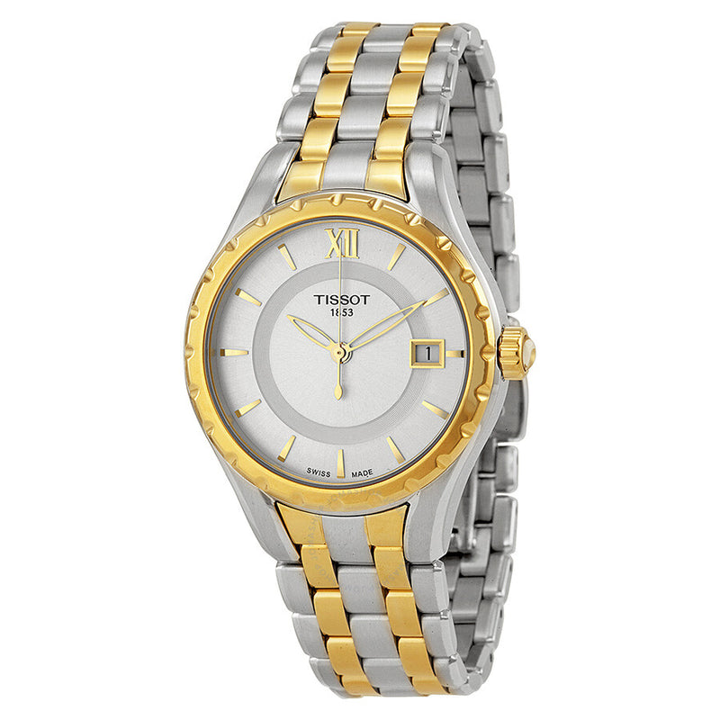 Tissot T-Lady Silver Dial Two-tone Ladies Watch Watch T0722102203800 - The Watches Men & Co