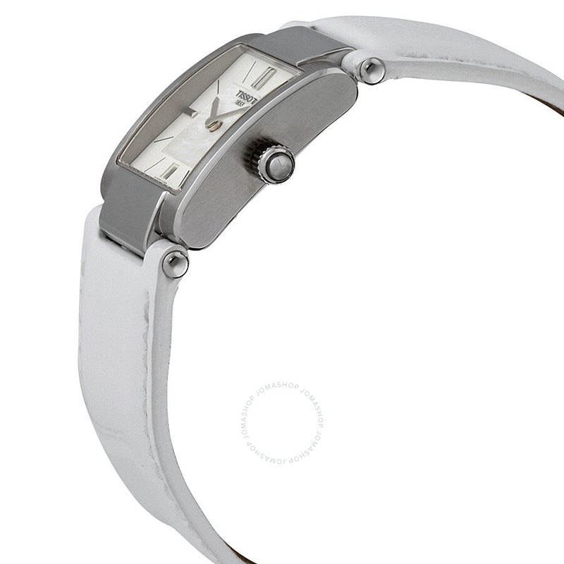 Tissot T-Lady White Mother of Pearl Dial Ladies Watch T090.310.16.111.01 - The Watches Men & Co #2
