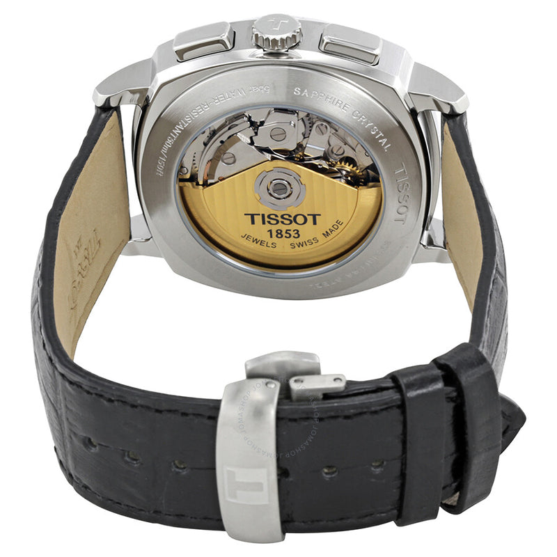 Tissot T-Lord Automatic Chronograph Black Dial Men's Watch T0595271605800 - The Watches Men & Co #3