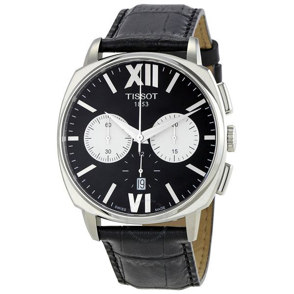 Tissot T-Lord Automatic Chronograph Black Dial Men's Watch T0595271605800 - The Watches Men & Co