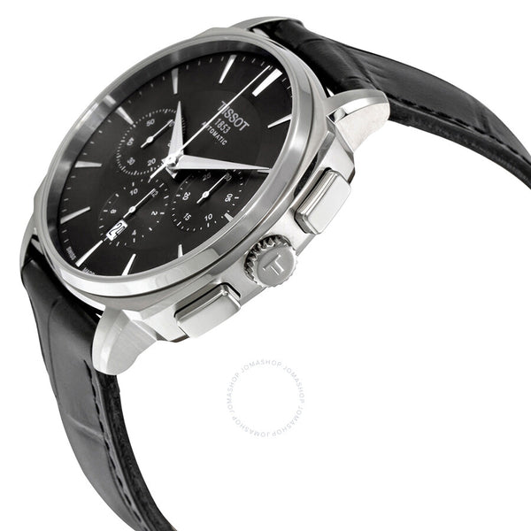 Tissot T-Lord Automatic Chronograph Black Dial Men's Watch T0595271605100 - The Watches Men & Co #2