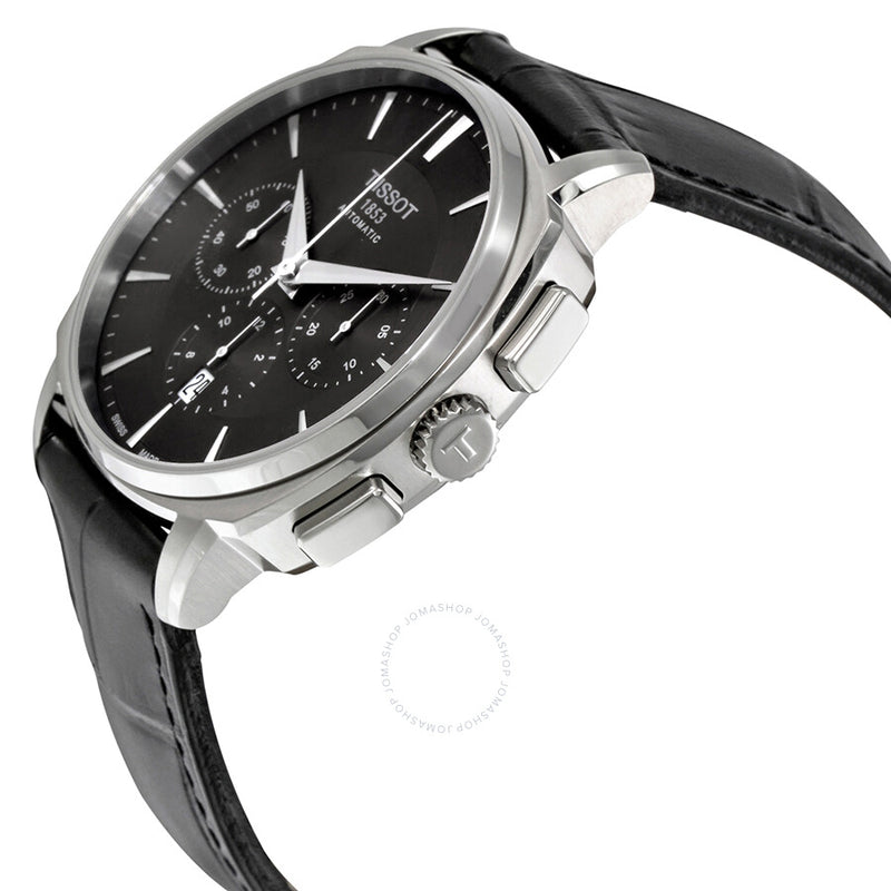 Tissot T-Lord Automatic Chronograph Black Dial Men's Watch T0595271605100 - The Watches Men & Co #2