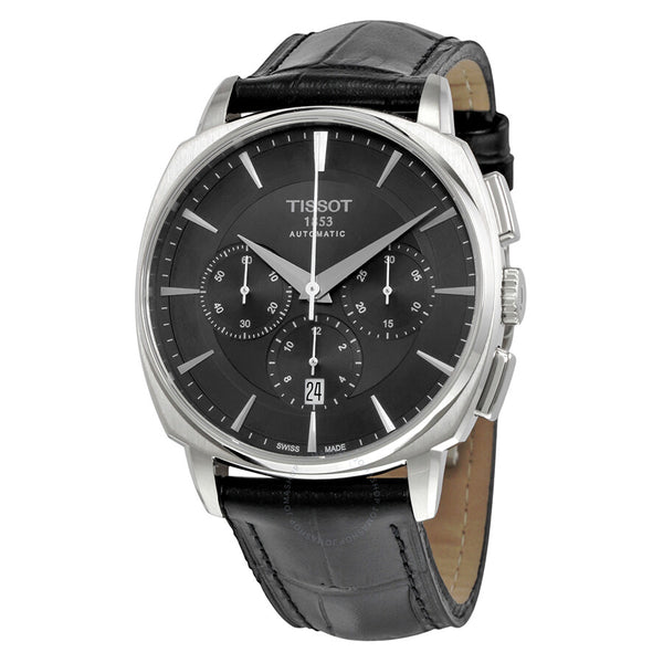 Tissot T-Lord Automatic Chronograph Black Dial Men's Watch T0595271605100 - The Watches Men & Co