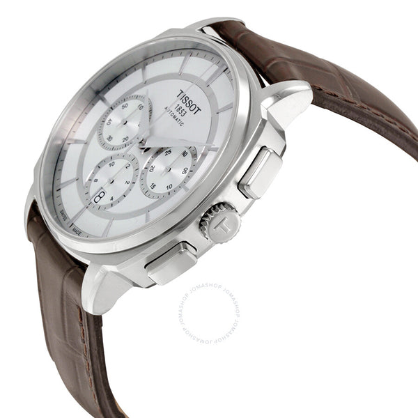Tissot T-Lord Automatic Chronograph Silver Dial Men's Watch T0595271603100 - The Watches Men & Co #2