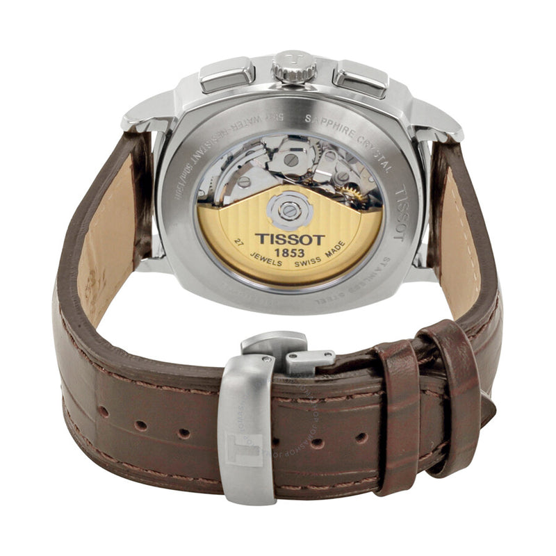 Tissot T-Lord Automatic Chronograph Silver Dial Men's Watch T0595271603100 - The Watches Men & Co #3