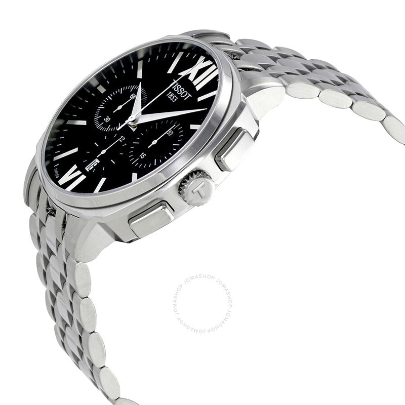 Tissot T-Lord Chronograph Black Dial Men's Watch T0595271105800 - The Watches Men & Co #2