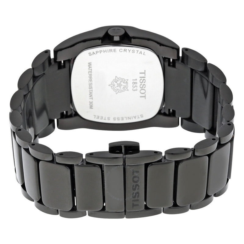 Tissot T Moments Black Dial Black PVD Ladies Watch T009.310.11.057.01 - The Watches Men & Co #3