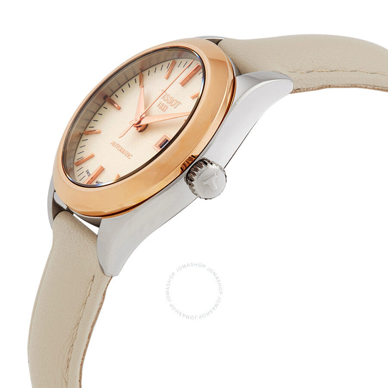 Tissot T-My Lady Automatic Cream Opalin Dial Ladies Watch T930.007.46.261.00 - The Watches Men & Co #2