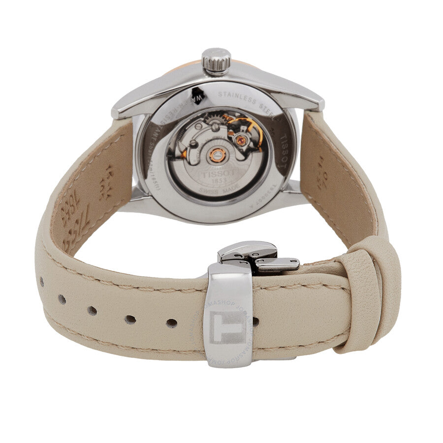 Tissot T-My Lady Automatic Cream Opalin Dial Ladies Watch T930.007.46.261.00 - The Watches Men & Co #3