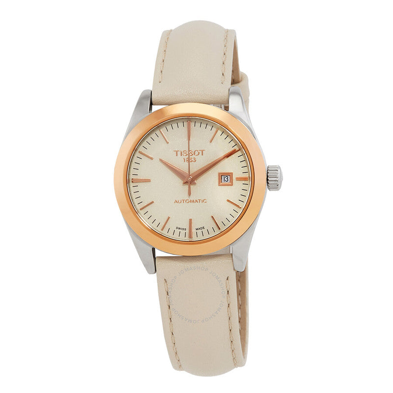 Tissot T-My Lady Automatic Cream Opalin Dial Ladies Watch T930.007.46.261.00 - The Watches Men & Co