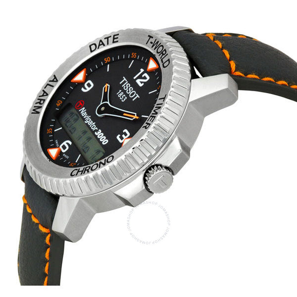 Tissot T-Navigator 3000 Grey Men's Analog-Digital Watch T96.1.478.32 - The Watches Men & Co #2