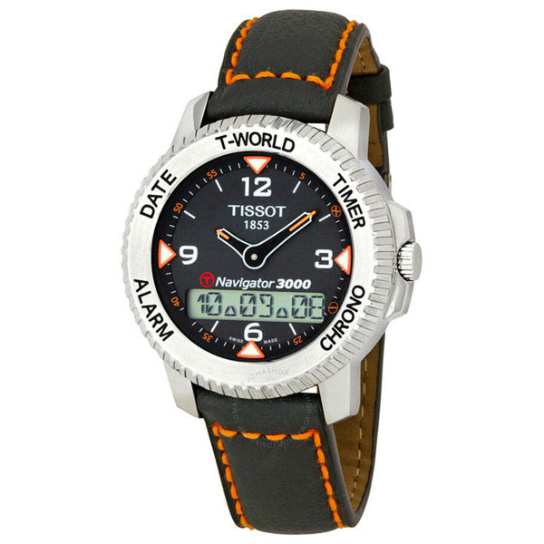 Tissot T-Navigator 3000 Grey Men's Analog-Digital Watch T96.1.478.32 - The Watches Men & Co