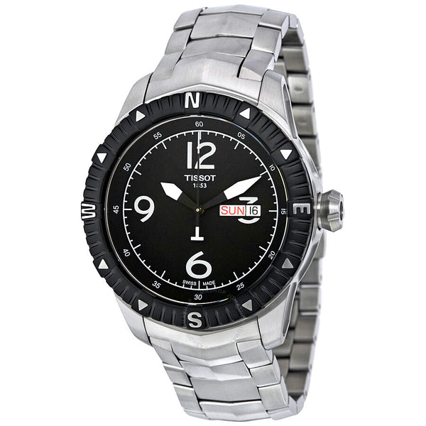 Tissot T-Navigator Automatic Black Dial Men's Watch T0624301105700 - The Watches Men & Co