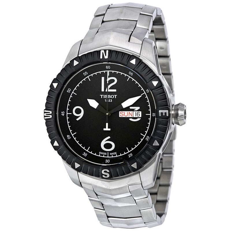 Tissot T-Navigator Automatic Black Dial Men's Watch T0624301105700 - The Watches Men & Co