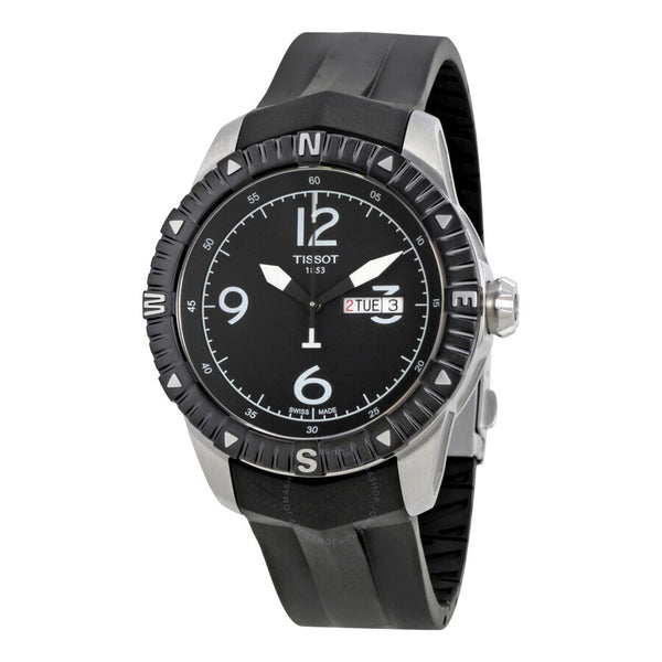 Tissot T-Navigator Automatic Black Dial Men's Watch T0624301705700 - The Watches Men & Co