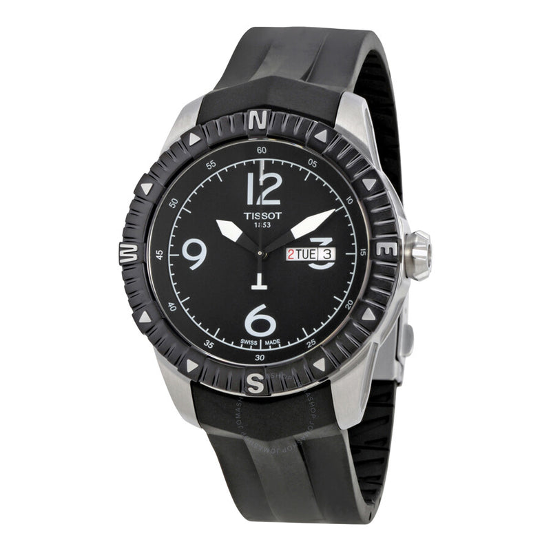 Tissot T-Navigator Automatic Black Dial Men's Watch T0624301705700 - The Watches Men & Co