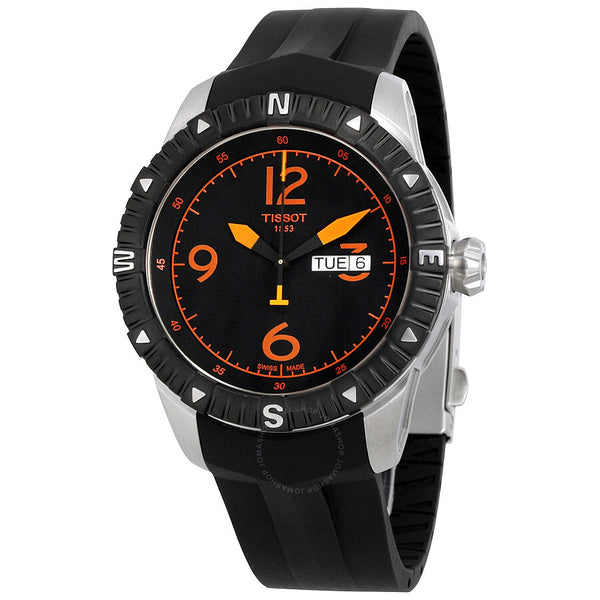 Tissot T-Navigator Automatic Black Dial Men's Watch T0624301705701 - The Watches Men & Co