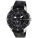 Tissot T-Navigator Automatic Chronograph Black Dial Stainless Steel Men's Watch T0624271705700 - The Watches Men & Co