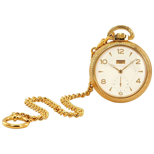 Tissot T-Pocket Lepine Mechanical Pocket Watch T82.4.407.34 - The Watches Men & Co
